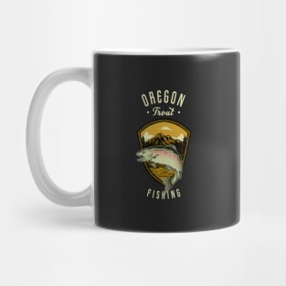 oregon trout fishing Mug